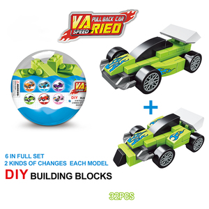 6 loại Mini đua xe xây dựng gạch đồ chơi trong viên nang cho bán hàng tự động - Product Image 6