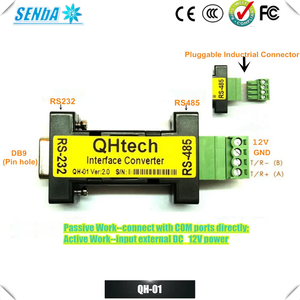 Convertidor RS232 a RS485 Plug & Play Adaptador RS485 RS232 Conmutación de dirección automática DB9 a bloque de terminales 115200bps - Product Image 5