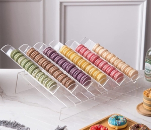 , 6-slot tầng món tráng miệng chủ cho cửa hàng bánh ngọt & bên Acrylic <span class=keywords><strong>Macaron</strong></span> hiển thị đứng - Product Image 4