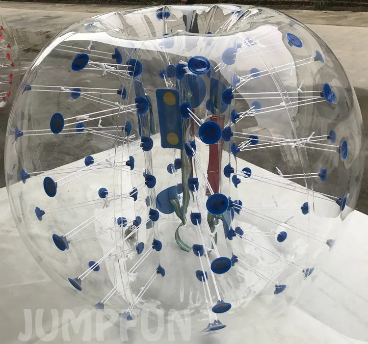 Nuova bolla di calcio gonfiata da 5 piedi per palla zorb con corpo in PVC TPU per adulti