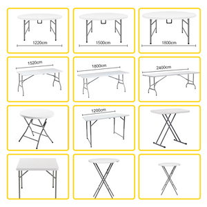 Đa năng xách tay HDPE gấp Bistro bảng bảng nhỏ cho những buổi dã ngoại ngoài trời nhà ăn văn phòng nghiên cứu sử dụng chung đồ nội thất - Product Image 6