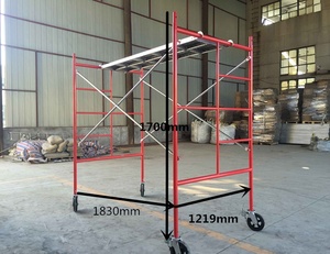 Sistema de material de construcción de andamio de escalera telescópica de fábrica de diseño moderno con sistemas de material de andamio de Marco en A - Product Image 6
