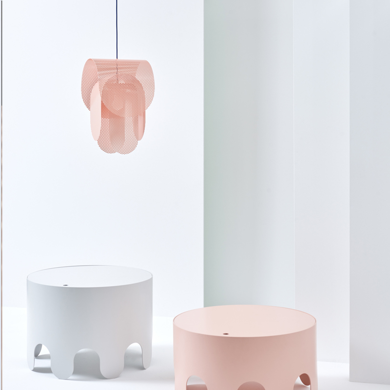 High quality Children's room bedroom Pink Nordic Modern creative chandelier