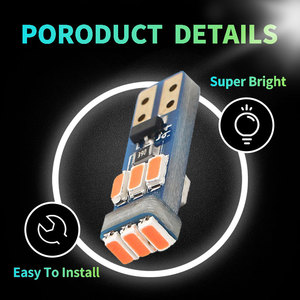 完璧な非極性T59SMD 3014自動車スピードメーター走行距離計タコメーター計器パネルLEDウェッジ電球 (ツイストソケット付き) LED - Product Image 4