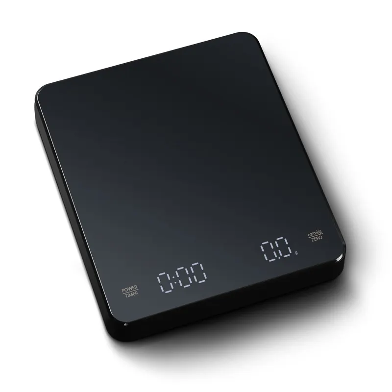 2023 Venda Quente Portátil USB Carregamento Mini Balança De Café Eletrônico com Temporizador Digital 3KG 0.1G Escala De Alimentos
