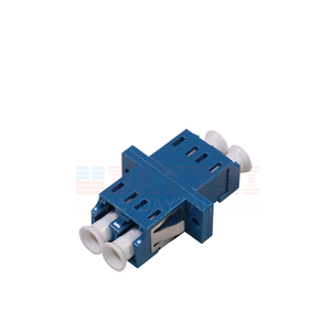 Duplex <strong>LC</strong> Optical Adapter <strong>DX</strong> Dual Core <strong>LC</strong>/UPC Fiber Adapter with Flange - Product Image 2