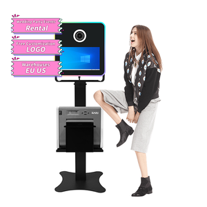 Bán buôn 15.6 inch Selfie ma thuật gương ngay lập tức chia sẻ gian hàng ảnh với máy in đứng DSLR photobooth Máy gương gian hàng - Product Image 1