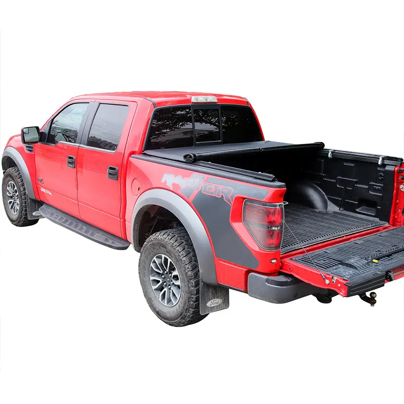 Tapa enrollable para camioneta, cubierta trasera para Ranger T6, T7, T8, tonneau, para toyota Rebel 2013, gmc sierra 2015