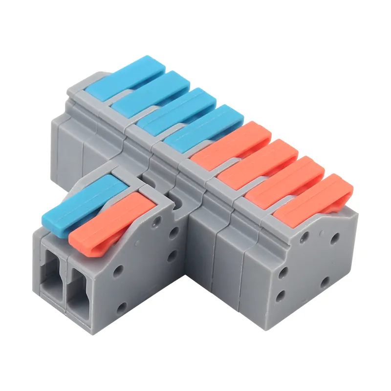 3pin 5p 8p Spring splice quick Multi-in and out fast Compact Splicing connectors electric Lever Nuts terminal blocks