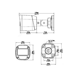 Original Uniview UAC-B115-F28(40)-NB 5MP HDCVI IR Bullet <strong>Camera</strong> Dahua Cheap Price <strong>Camera</strong> Plastics Series Uniview Mini <strong>Camera</strong> - Product Image 2