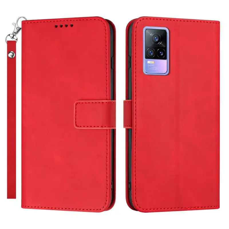 Đa màu PU Leather Wallet Case cho Vivo điện thoại di động Leather Case cho v21e