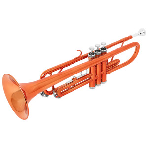 LADE Small Size Brass <strong>B</strong>-<strong>B</strong> Tone Trumpet for Students and Beginners Manufactured by Western Musical Instruments <strong>Company</strong> - Product Image 2