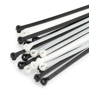 批发外贸2.5黑白尼龙扎带 * 3.6*4.8*100*150*200*250*300耐寒扎带 - Product Image 1