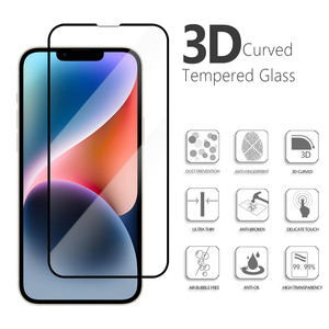3D tam kapak koruması cam iPhone 14 ekran koruyucu için iPhone 13 12 mini 11 pro max 6s 7 8 artı X XR XS SE cam - Product Image 2