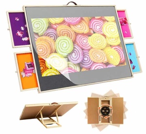 Rắn bằng gỗ có thể điều chỉnh bàn nghệ sĩ Studio Giá vẽ-Mạnh mẽ Máy tính để bàn sơn, bảng vẽ, phác thảo bảng và hiển thị giá vẽ - Product Image 6