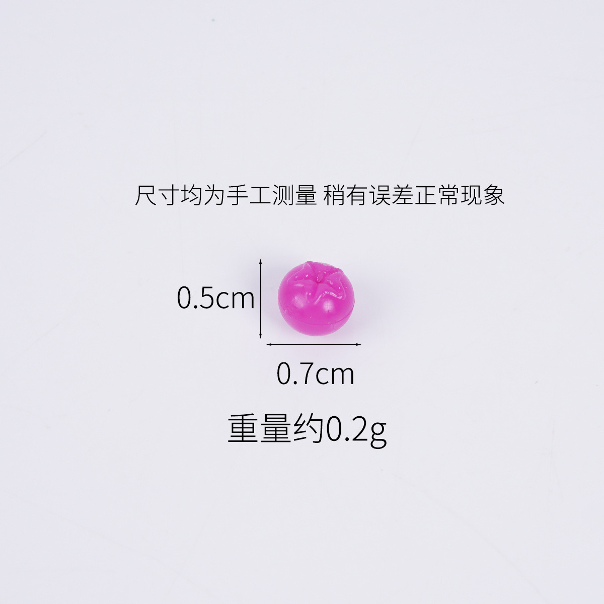 Petites myrtilles violettes de 0,7 cm