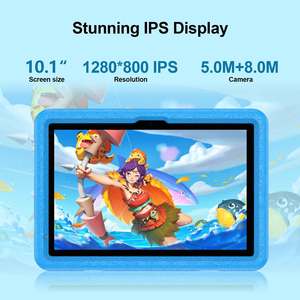 Diseño único personalizado chico tableta 10 ''Octa Core RAM 6G ROM 128G gran educación Tablet Pc con función de control parental