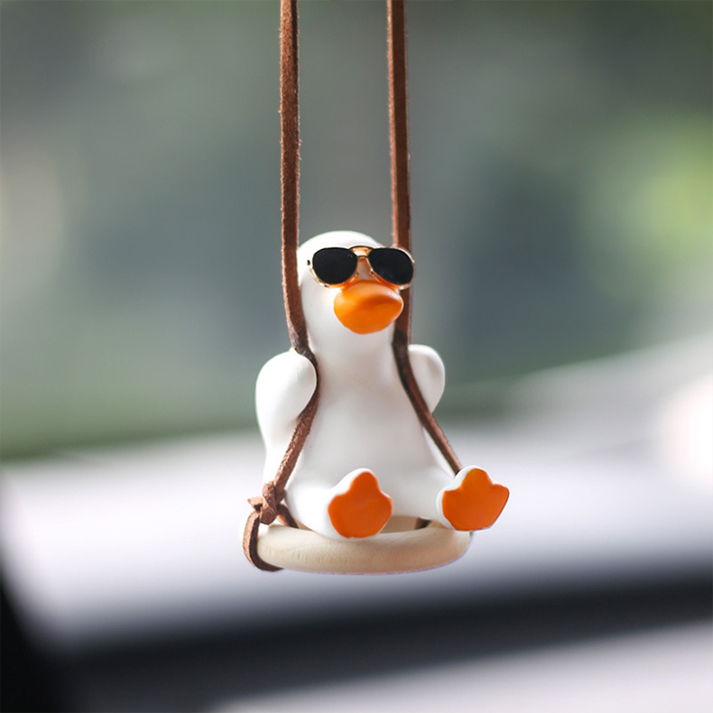 Gafas de neumáticos pato colgante