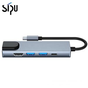 SIPU 5-in-1 USB Hub C adattatore multiporta USB 3.0 Gigabit Ethernet RJ45 Docking Station interfaccia HDMI progettato Pro Computer - Product Image 3