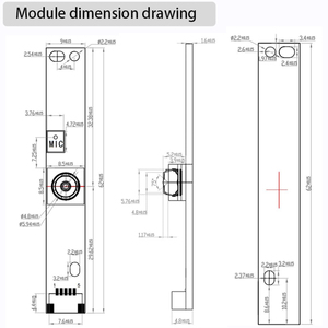 IMX179 USB 8MP HD産業用カメラモジュールファイル撮影用UVCプロトコルに準拠したオートフォーカス付き - Product Image 6