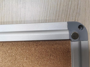 Mantar çerçeve mesaj panosu kullanımı ile 120x90cm alüminyum bülten tahtası kilitlenebilir Pin Board ceboard duvar - Product Image 2