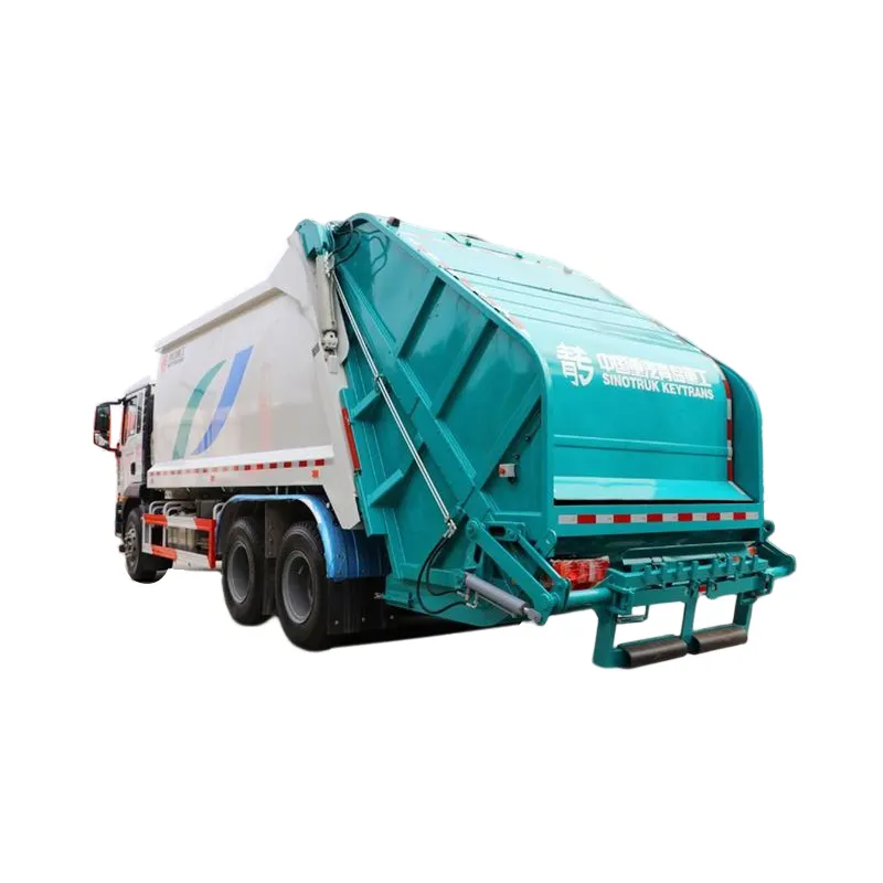 HOWO Venta caliente mejor calidad 350hp 6x4 compresor camión de basura para la limpieza municipal