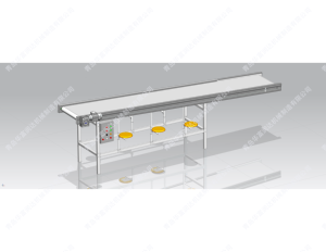 Selección Premium Procesamiento de frutas Mesa de recolección Transportador Eficiente Manipulación de materiales Máquina de clasificación seleccionada a mano Correa Acero PU - Product Image 3
