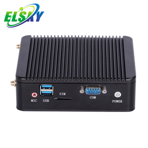 ELSKY Fanless Pocket Celeron Mini PC Linux Nano 19 Dual Cores J1900 Procesador con LAN para computadora industrial 12V DDR3 MSATA - Product Image 1