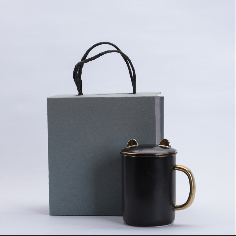 Coffret cadeau tasse noire