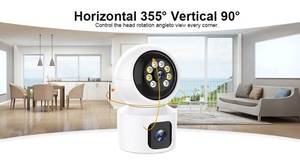 V380专业双镜头无线摄像头室内彩色夜视自动跟踪4MP无线安全保护迷你摄像头 - Product Image 6