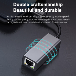 Doonjiey Gigabit Ethernet adaptörü usb c ağ kartı RJ45 Lan 10/100/1000 Mbps harici pc laptop için tip c to lan kartı - Product Image 6