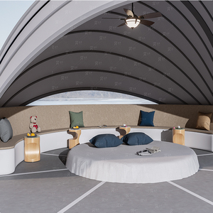 Du thuyền thể thao bằng nhôm bóng sang trọng với động cơ phía ngoài cho các bữa tiệc nước bao gồm nền tảng nổi và nhà thuyền - Product Image 5