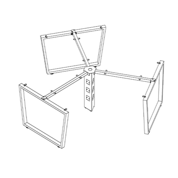 3 seater table frame