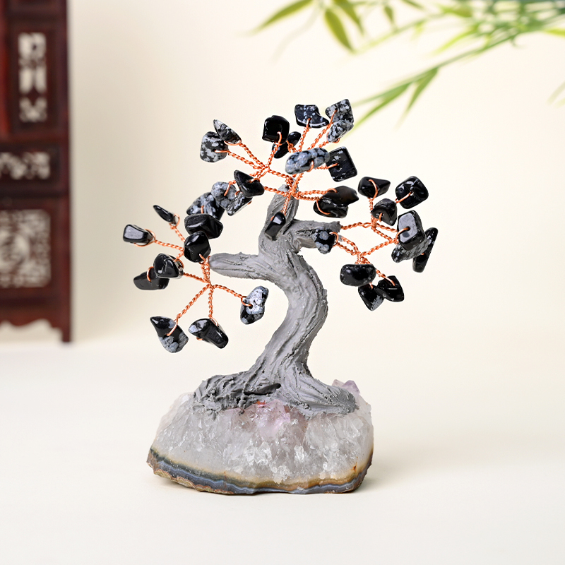 Snow flake obsidian