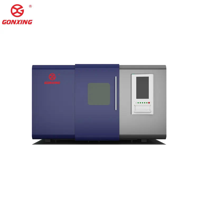 3000w 6000*2000mm automatic industrial Closed fiber Laser Cutting Machine price for metal stainless steel tube iron sheet