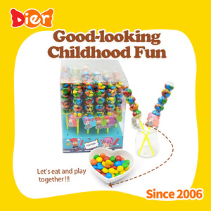 Oem kẹo bán buôn Halal bầu hình <span class=keywords><strong>Lollipop</strong></span> kẹo đồ chơi với đầy màu sắc ngọt ngào giòn sô cô la đậu trẻ em Tablet kẹo - Product Image 6