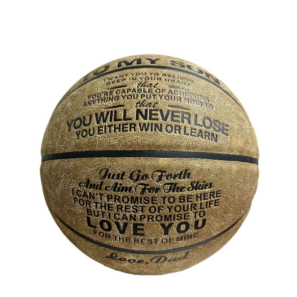 Leather basketball