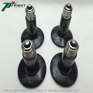 110V 75 * 102mmセラミック赤外線電球エミッタ加熱ランプ動物用200W