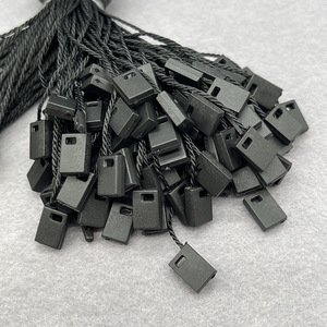 特注布シール文字列タグパイプ糸シールシールシールシール文字列衣服用ハングタグ - Product Image 6