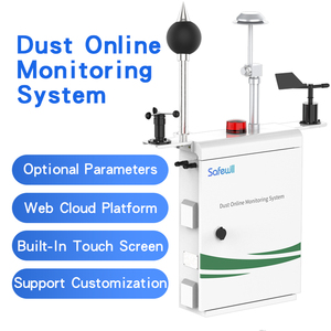 SAFEWILL ES80A-Y8 PM10 PM2.5 TSP Wind Speed Wind Direction Noise Dust Concentration Measuring Environmental <strong>Testing</strong> Station - Product Image 5