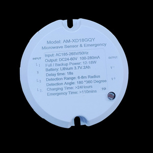 Rechargeable 12W &amp; 18W <strong>LED</strong> Emergency Driver Constant <strong>Current</strong> with Built-in Radar Motion Sensor - Product Image 1