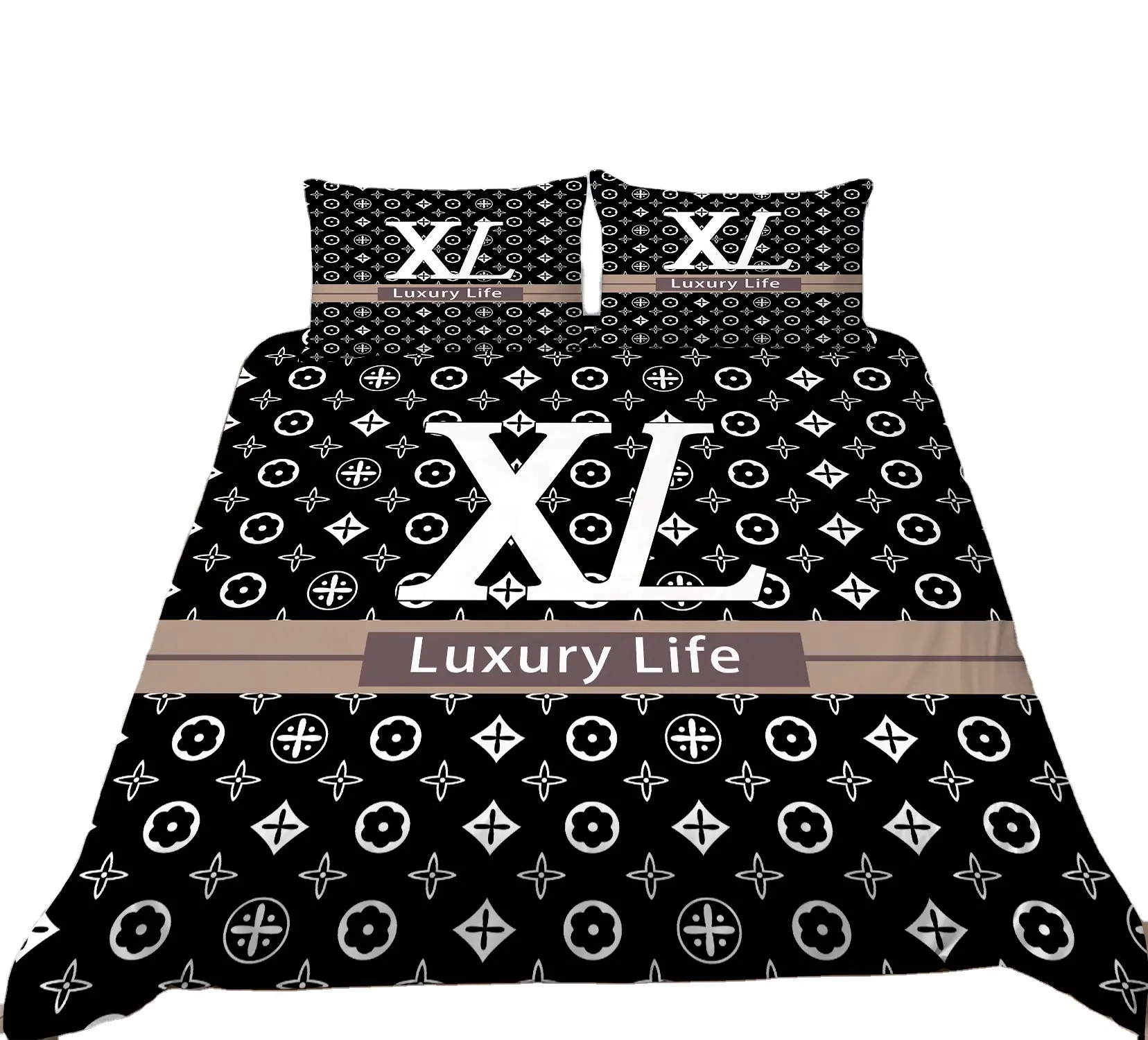 Luxury Fashion Design-un Set copripiumino Set copripiumino in microfibra 3 pezzi copripiumino federe Set biancheria da letto