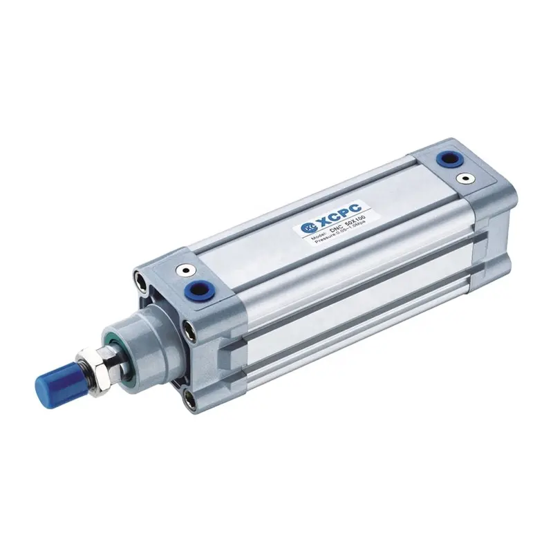 ISO 155526431標準ボアサイズ32-200複動磁気DNC空気圧エアシリンダー