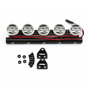 ชุดไฟ LED ติดหลังคา1/10ตีนตะขาบ RC พร้อมเลนส์ Hella-เข้ากันได้กับ tr_ *-X4และ SCX10 - Product Image 6