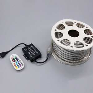 Ip65และแผ่นกระจายแสงพิกเซล8มม. กันน้ำ3000K แสงสมาร์ท100ft Ac220v Led Strip Rgb Plug - Product Image 4