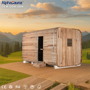 Tùy Chỉnh Thực hiện Gỗ <span class=keywords><strong>Heath</strong></span> Ngoài Trời Phòng Tắm Hơi Với Phòng Tắm Nhà Vệ Sinh Gỗ Bắn Phòng Tắm Hơi Ngoài Trời Lớn 8-10 Người Cube Phòng Tắm Hơi Ngoài Trời - Product Image 1