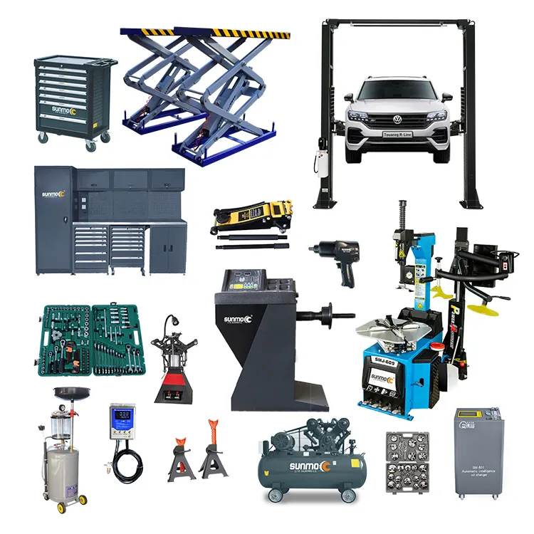 China Factory Automotive Garage attrezzature e strumenti servizio pneumatici veicoli di smontagomme e equilibratrice combinata