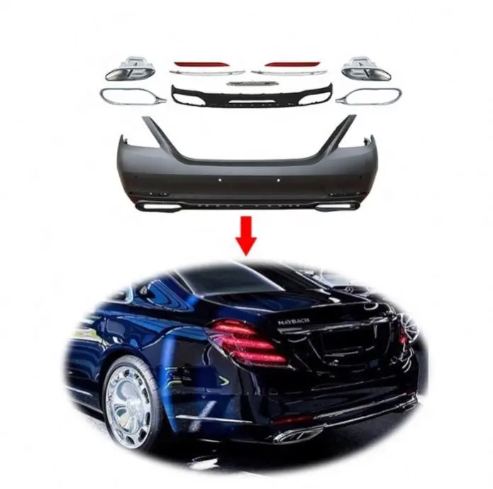 Mercedes classe S W222 accessori W222 Bodykit per Mercedes Benz S Cass Facelift 2014-2020 Kit carrozzeria Maybach