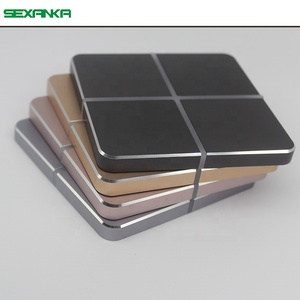 SEXANKA KNX EIB Smart Home <strong>Building</strong> <strong>Automation</strong> <strong>System</strong> 4 Gang Aluminium Metal Dimmer Switch Panel Touch Smart Wall Switches - Product Image 5