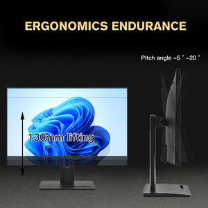 Soporte ajustable LED LCD de escritorio, monitor de ordenador montado en la pared, interfaz múltiple DP, USB, Monitor de PC de 27 pulgadas con Vesa - Product Image 3